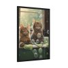 Cats Taking Bubble Bath  Framed Poster