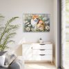 8885266419408091757_2048.jpeg Cat Amongst Daisies Framed Canvas