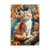8984220126129961979_2048.jpeg Fluffy Kitten In Tree Poster