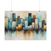 9009069900792206257_2048.jpeg Watercolor Cityscape Poster