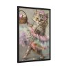 9011334305279871289_2048.jpeg Easter Ballerina Cat Art Print Framed Poster
