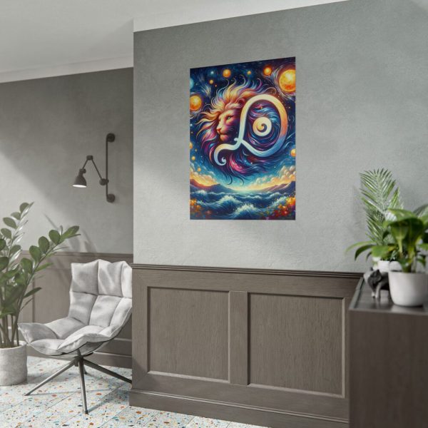 Zodiac Sign of Leo Poster