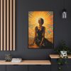9047798855119918318_2048.jpeg Beautiful Woman Retro Style Fashion Framed Canvas
