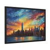 9195447060710518895_2048-1.jpeg New York Cityscape Painting I Framed Poster