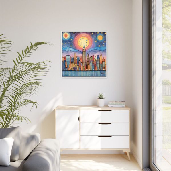 929284086356050380_2048.jpeg Digital Art New York Skyline Art I Framed Canvas