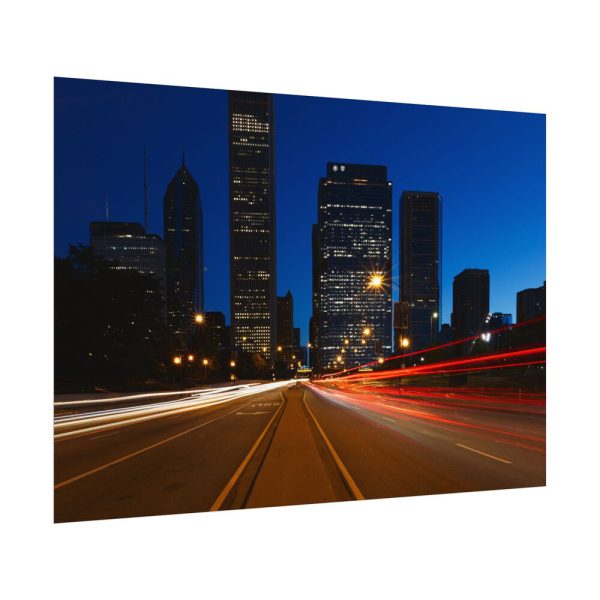 9318055635524487365_2048.jpeg City Traffic At Night Poster