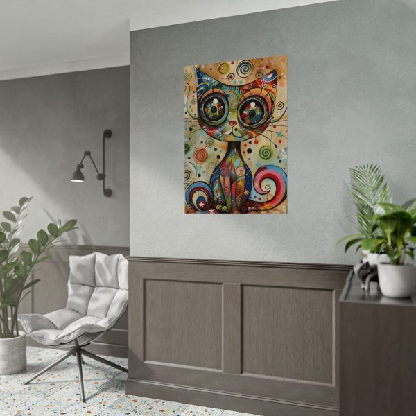 9330961813320344634_2048.jpeg Whimsical Magical Cat Poster