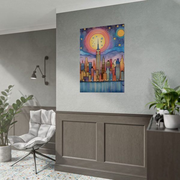 9409779665558664132_2048.jpeg Digital Art New York Skyline Art I Poster