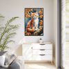 9485084968458356029_2048.jpeg Fluffy Kitten In Tree Framed Canvas