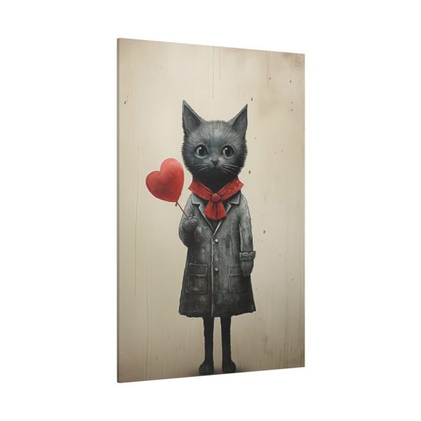 9531591665511865527_2048.jpeg Kitty Cat Valentine Art Standard Canvas