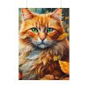 9585826800998919230_2048.jpeg Ginger Cat in Autumn Poster