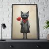 95910853227913999_2048-1.jpeg Kitty Cat Valentine Art Framed Poster