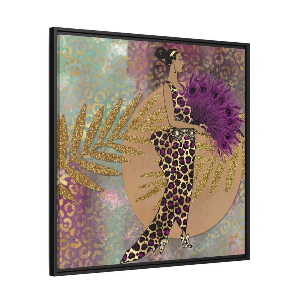 9594613147599124630_2048.jpeg Animal Print African Woman Framed Canvas