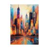 Abstract New York City Art Poster