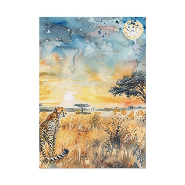 Savanna Watercolor Landscape Poster