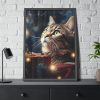 9677435811610501057_2048.jpeg Christmas Cat Framed Poster