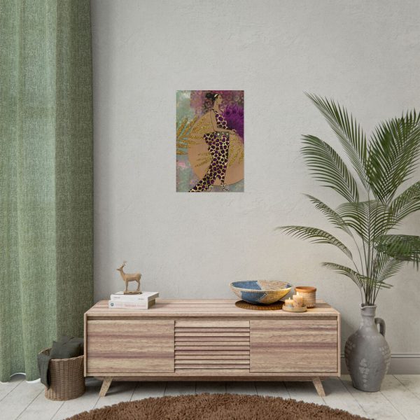 977653972605794109_2048.jpeg Animal Print African Woman Poster