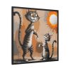 9778777020435697511_2048.jpeg Cute Cat Characters Art Print Framed Canvas