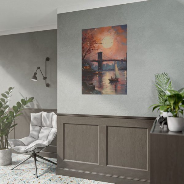 9798365497619773372_2048.jpeg Brooklyn Bridge Painted Art II Poster