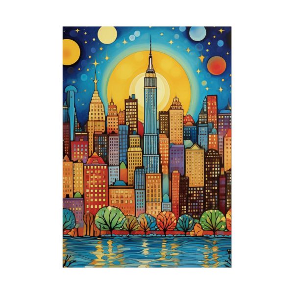 9854048255911730549_2048.jpeg Digital Art New York Skyline Art II Poster