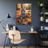 9858120782066030161_2048-1.jpeg Fluffy Tabby Kitty Laying Framed Poster