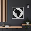 9874442680993629923_2048.jpeg Africa Logo Framed Canvas