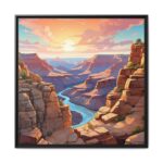 Grand Canyon Arizona Art Framed Canvas - Image 2