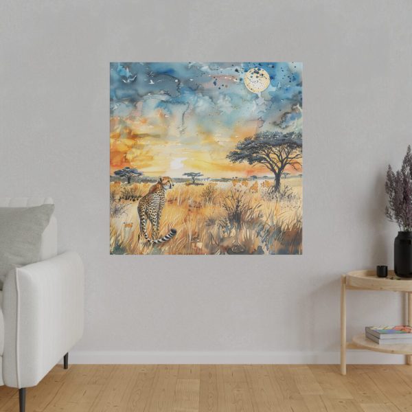 9944970548497281801_2048.jpeg Savanna Watercolor Landscape Standard Canvas