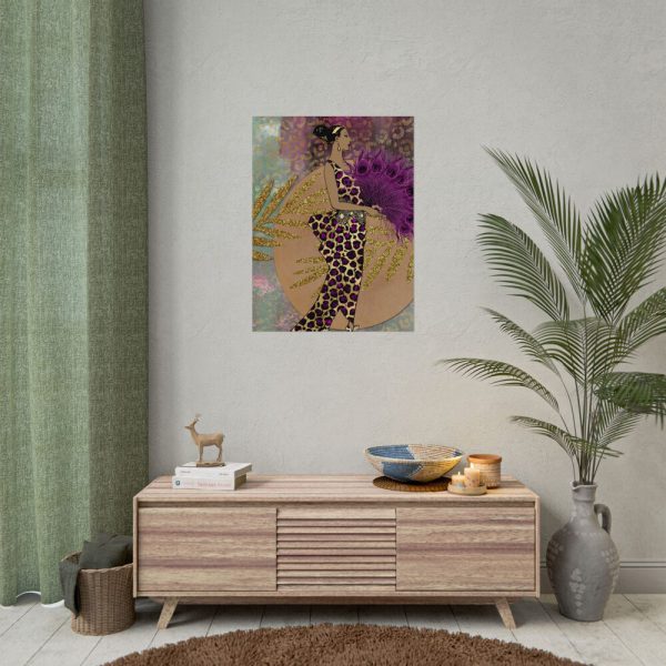 9970095711759306789_2048.jpeg Animal Print African Woman Poster
