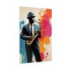 10014684982314862280_2048.jpeg Abstract Saxophone Jazz Player Art Poster