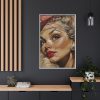 10080005849238899879_2048.jpeg Vintage Glamor Portrait Framed Canvas