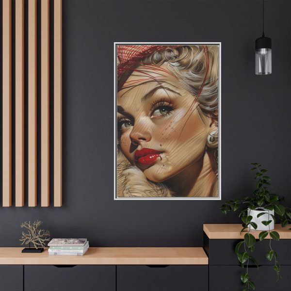 10080005849238899879_2048.jpeg Vintage Glamor Portrait Framed Canvas