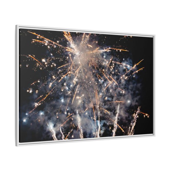 10117277484792913378_2048.jpeg Fireworks for New Year Framed Canvas