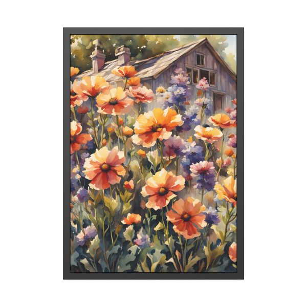10157974547770215957_2048.jpeg Cottage With Meadow Flowers Framed Poster