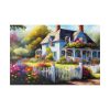10190580635167851431_2048.jpeg Cottage With Flower Garden Standard Canvas