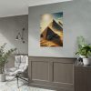 Pyramids in Sunset Poster