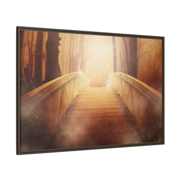 1022686049084211671_2048.jpeg Old Bridge on Forest Framed Canvas