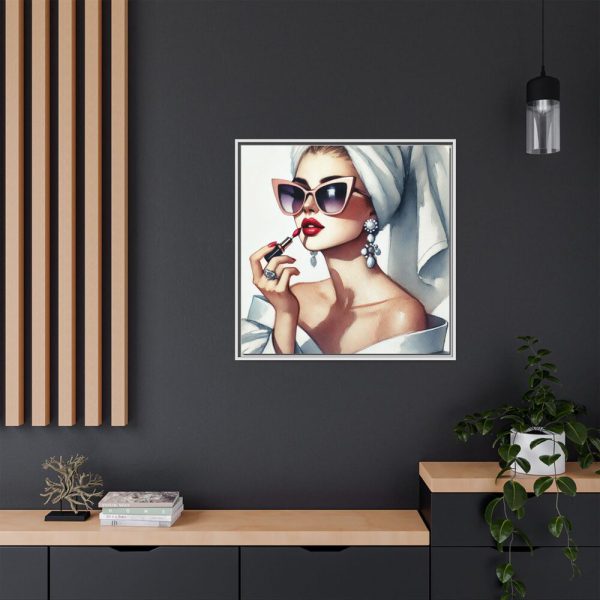10349280194030021089_2048.jpeg Glamorous Woman Framed Canvas
