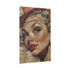 Vintage Glamor Portrait Standard Canvas