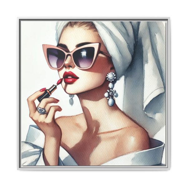 10412654527206295681_2048.jpeg Glamorous Woman Framed Canvas