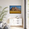 The Great Pyramid of Giza Framed Canvas