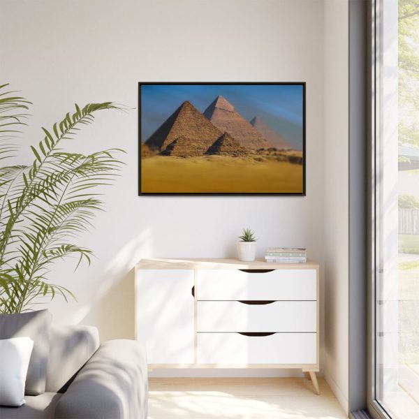 The Great Pyramid of Giza Framed Canvas