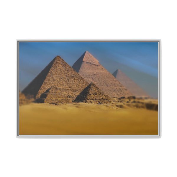 The Great Pyramid of Giza Framed Canvas