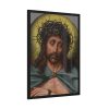 Christ as the Man of Sorrows by Quentin Metsys Framed Poster