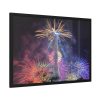 Fireworks at Eiffel Tower Framed Poster