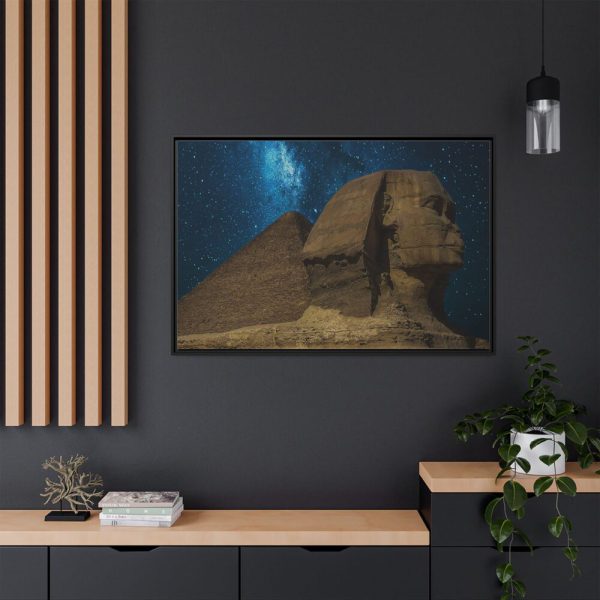 10734385099866157291_2048.jpeg Pyramids of Giza Framed Canvas