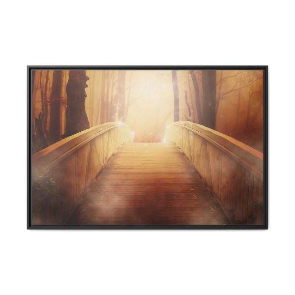 10748343979815748684_2048.jpeg Old Bridge on Forest Framed Canvas