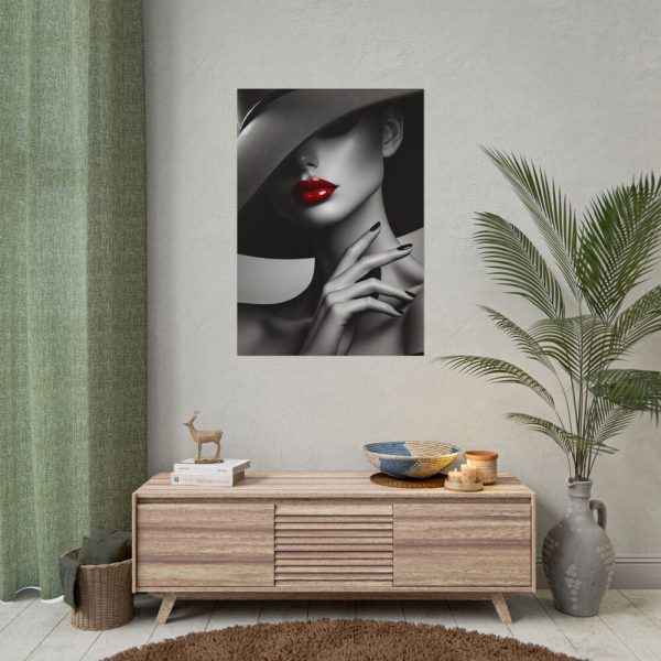 10824881853445888362_2048.jpeg High-Fashion Portrait of Woman Poster