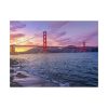 10883177377938838838_2048.jpeg Sunset Over Golden Gate Bridge Standard Canvas