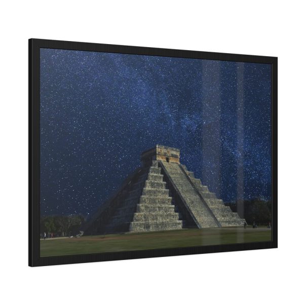 10996055892877110647_2048.jpeg Pyramid in Mexico Framed Poster